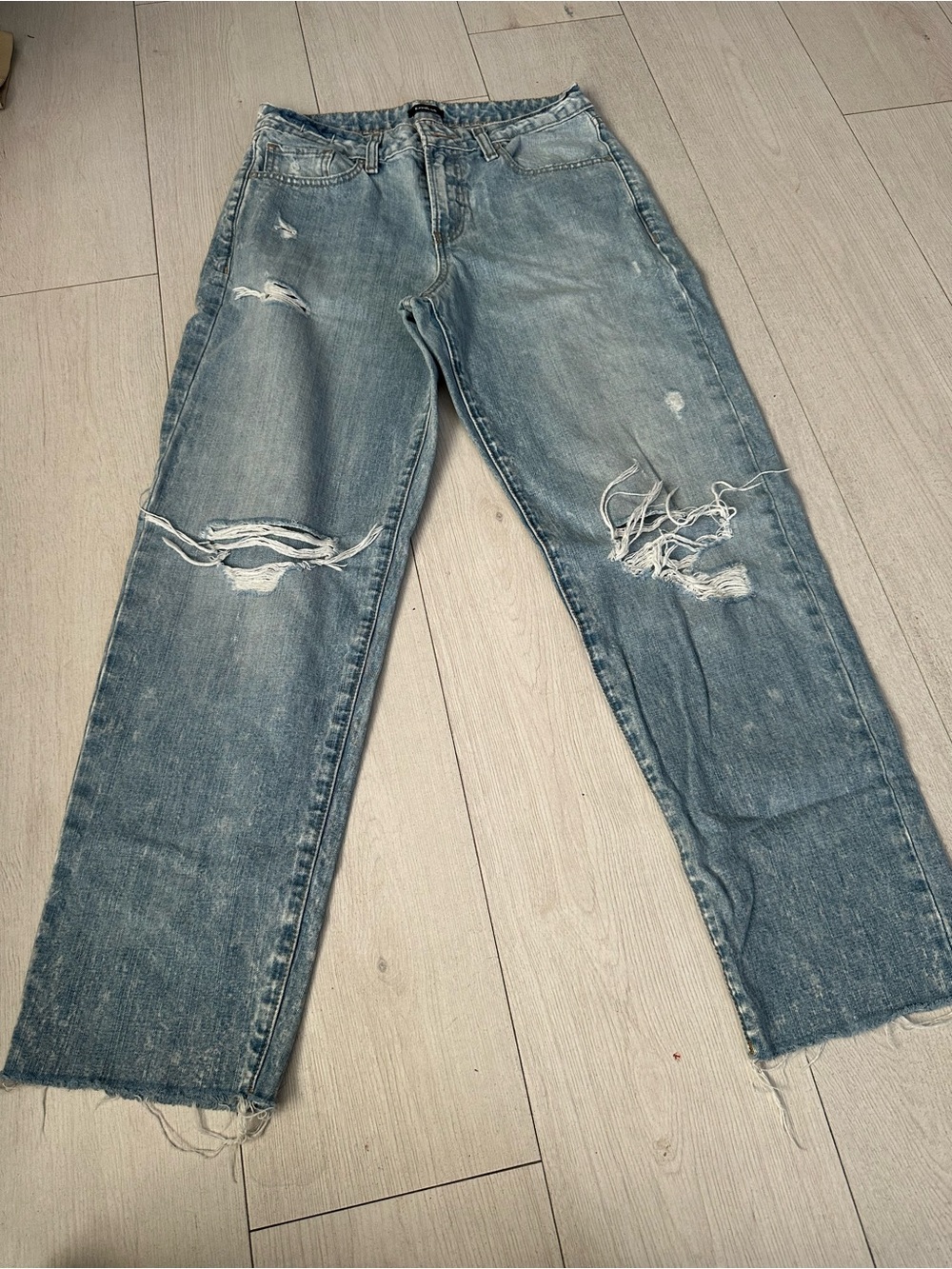 Express Boyfriend mid rise jeans